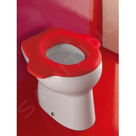 Laufen Florakids - Siège WC sans abattant, rouge H8910320610001