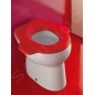 Laufen Florakids - Siège WC sans abattant, rouge H8910320610001