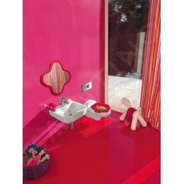 Laufen Florakids - Siège WC sans abattant, rouge H8910320610001