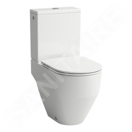 Laufen Pro - Cuvette combinée WC, évacuation Vario, Rimless, LCC, blanc H8259644000001