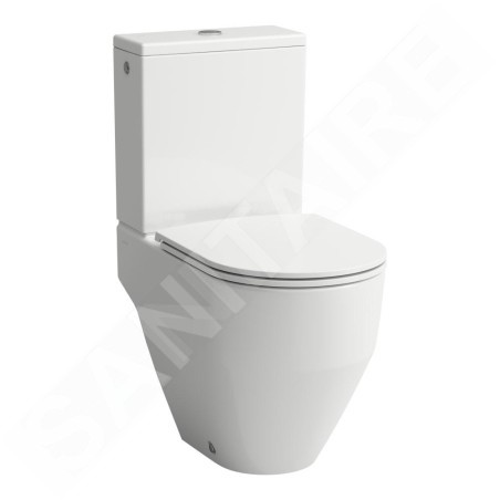 Laufen Pro - Cuvette combinée WC, évacuation Vario, Rimless, LCC, blanc H8259644000001