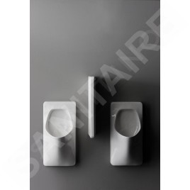 Laufen Antero - Urinoir électronique, alimentation d'eau arrière, alimentation par batterie, blanc H8411500004011