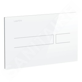 Laufen LIS - Commande électronique de chasse d'eau, verre/blanc H8956630000001