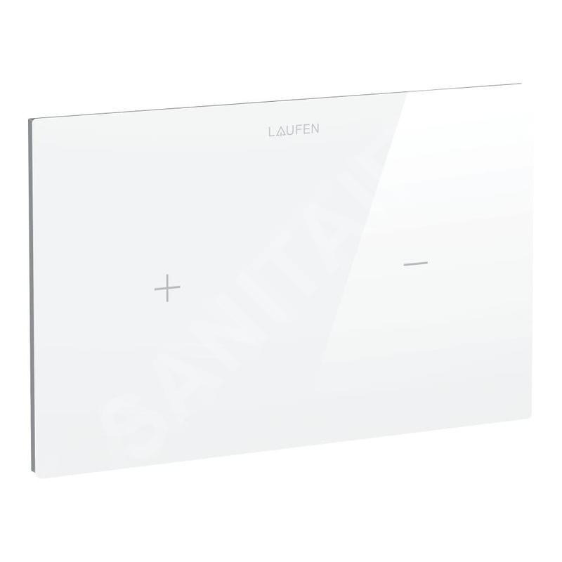 Laufen LIS - Commande électronique de chasse d'eau, verre/blanc H8956640000001