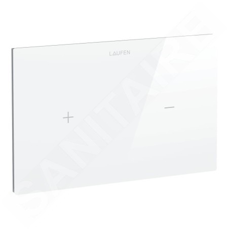 Laufen LIS - Commande électronique de chasse d'eau, verre/blanc H8956640000001