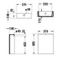 Duravit Viu - Réservoir de chasse, arrivée gauche, DualFlush, WonderGliss, blanc 09420000051 Duravit Viu - Réservoir de chasse, arrivée gauche, DualFlush, WonderGliss, blanc 09420000051