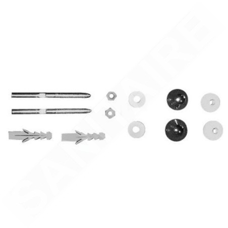 Duravit Accessoires - Kit de fixation pour urinoir, chrome 0050301000