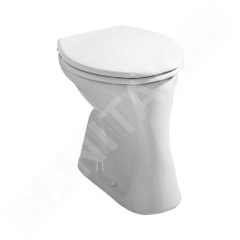 Jika Dino - WC à poser, chasse d'eau plate, évacuation par le bas, blanc H8220080000001