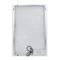 Nimco Miroirs - Miroir de salle de bains LED 800 x 700 mm, carré, aluminium ZP 9003 Nimco Miroirs - Miroir de salle de bains LED 800 x 700 mm, carré, aluminium ZP 9003