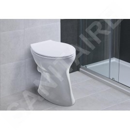 Jika Dino - WC à poser, chasse d'eau plate, évacuation par l’arrière, blanc H8220000000001