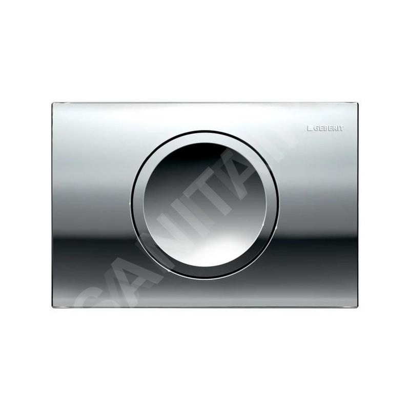 Geberit Delta15 - Plaque de déclenchement, chrome brillant 115.109.21.1