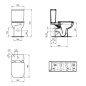 Ideal Standard i.Life A - Cuvette à poser RL+, Rimless, blanc T472101 Ideal Standard i.Life A - Cuvette à poser RL+, Rimless, blanc T472101