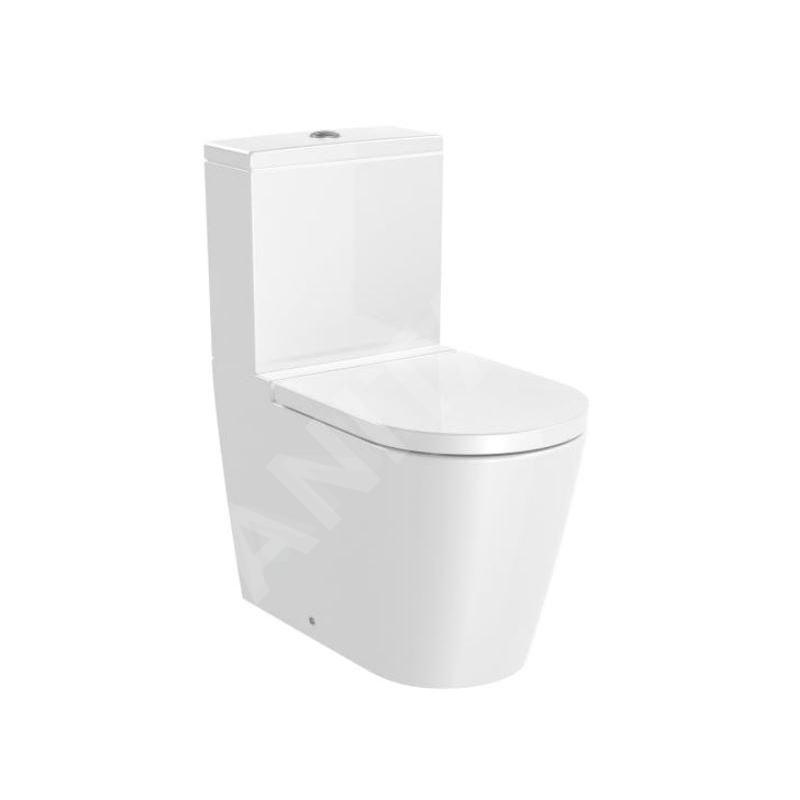 Roca Inspira - Cuvette à poser, sortie Vario, Rimless, blanc A342526000 Roca Inspira - Cuvette à poser, sortie Vario, Rimless, blanc A342526000