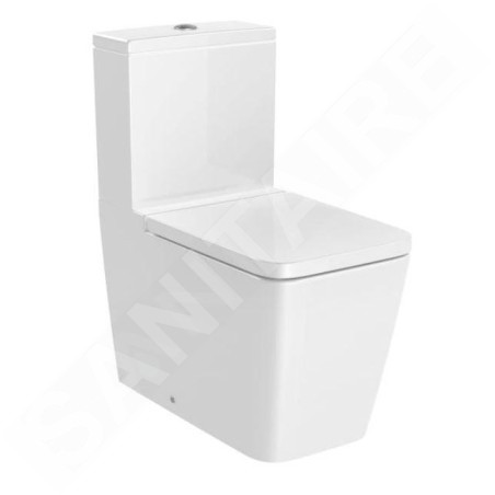 Roca Inspira - Cuvette à poser, sortie Vario, Rimless, blanc A342536000