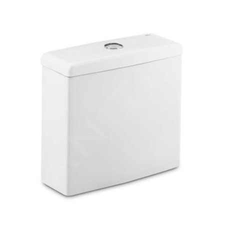 Roca Meridian - Réservoir de toilette, DualFlush, alimentation par le bas à gauche, blanc A341242000