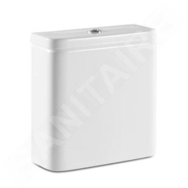 Roca The Gap - Réservoir de toilette, DualFlush, alimentation par le bas à gauche, blanc A341470000