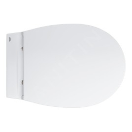 Grohe Solido - Set d’installation murale, toilettes et siège Bau Ceramic Slim, softclose, bouton Even, chrome SANI15BB1101