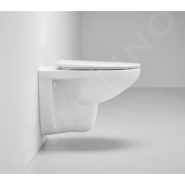 Grohe Solido - Set d’installation murale, toilettes et siège Bau Ceramic Slim, softclose, bouton Even, chrome SANI15BB1101