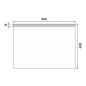 Nimco Miroirs - Miroir de salle de bains LED 800 x 600 mm, carré, aluminium ZP 8003 Nimco Miroirs - Miroir de salle de bains LED 800 x 600 mm, carré, aluminium ZP 8003