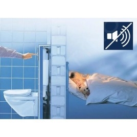 Grohe Solido - Set d’installation murale, toilettes et siège Bau Ceramic Slim, softclose, bouton Even, chrome SANI15BB1101