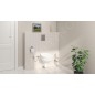 Grohe Solido - Set d’installation murale, toilettes et siège de bidet Bau Ceramic, softclose, bouton Even, chrome SANI15BB1102 Grohe Solido - Set d’installation murale, toilettes et siège de bidet Bau Ceramic, softclose, bouton Even, chrome SANI15BB1102