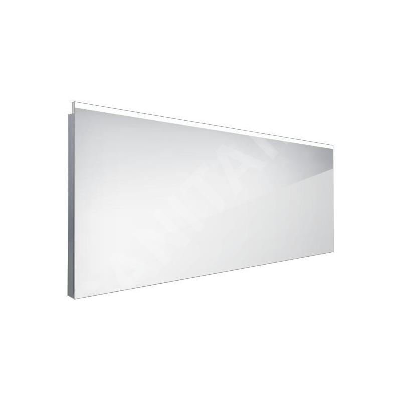 Nimco Miroirs - Miroir avec éclairage LED, 1200x600 mm, carré, aluminium ZP 8006