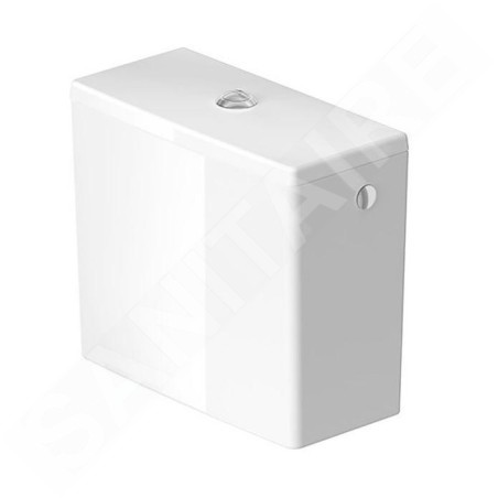 Duravit Soleil by Starck - Réservoir de chasse, arrivée d’eau latérale, DualFlush, blanc 0945000005