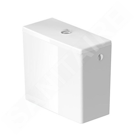 Duravit Soleil by Starck - Réservoir de chasse, arrivée d’eau latérale, DualFlush, blanc 0945000085