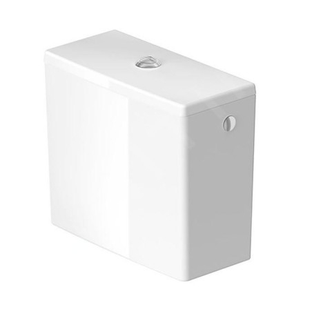 Duravit Soleil by Starck - Réservoir de chasse, arrivée d’eau latérale, DualFlush, WonderGliss, blanc 09450000051