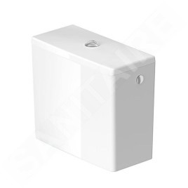 Duravit Soleil by Starck - Réservoir de chasse, arrivée d’eau latérale, DualFlush, WonderGliss, blanc 09450000851