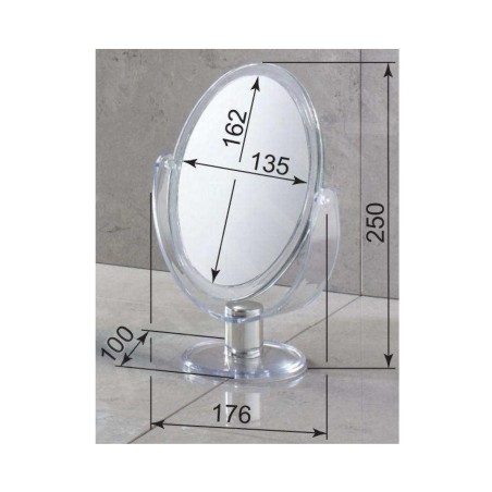 Aqualine Accessoires - Miroir cosmétique, transparent CO2018