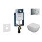 Geberit Kombifix - Set de bâti-support, cuvette Oudee et abattant softclose, plaque de déclenchement Sigma01, chrome brillant Geberit Kombifix - Set de bâti-support, cuvette Oudee et abattant softclose, plaque de déclenchement Sigma01, chrome brillant