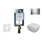 Geberit Kombifix - Set de bâti-support, cuvette Oudee et abattant softclose, plaque de déclenchement Sigma30, chrome Geberit Kombifix - Set de bâti-support, cuvette Oudee et abattant softclose, plaque de déclenchement Sigma30, chrome