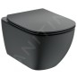 kielle Genesis - Set de bâti-support, cuvette Tesi et abattant softclose, Aquablade, plaque de déclenchement Gemini III, noir kielle Genesis - Set de bâti-support, cuvette Tesi et abattant softclose, Aquablade, plaque de déclenchement Gemini III, noir