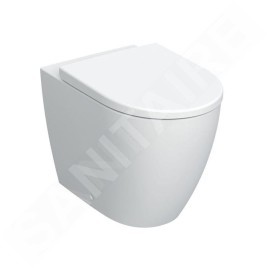 Geberit iCon - WC à poser avec abattant softclose, sortie horizontal, Rimfree, blanc 502.383.JT.1