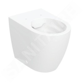 Geberit iCon - WC à poser avec abattant softclose, sortie horizontal, Rimfree, blanc 502.383.JT.1