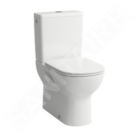 Laufen Lua - WC cuvette à poser, Rimless, vidage Vario, blanc H8240810002311