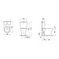 Laufen Lua - WC cuvette à poser, Rimless, vidage arrière, LCC, blanc H8240864000001 Laufen Lua - WC cuvette à poser, Rimless, vidage arrière, LCC, blanc H8240864000001