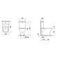 Laufen Lua - WC cuvette à poser, Rimless, vidage au fond, LCC, blanc H8240874000001 Laufen Lua - WC cuvette à poser, Rimless, vidage au fond, LCC, blanc H8240874000001