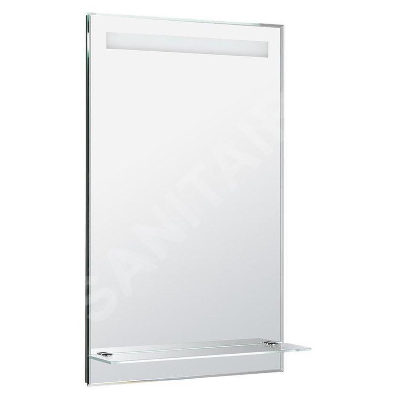 Aqualine Accessoires - Miroir avec éclairage LED 500x800 mm et tablette, chromé ATH52 Aqualine Accessoires - Miroir avec éclairage LED 500x800 mm et tablette, chromé ATH52