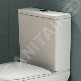 Laufen Lua - Réservoir de chasse d´eau, DualFlush, arrivéeée d'eau arrière, blanc H8270810009711