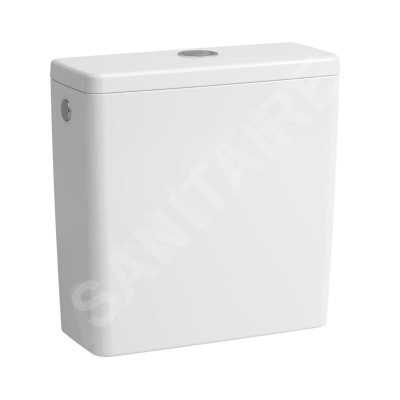 Laufen Lua - Réservoir de chasse d’eau, DualFlush, arrivée de l’eau latérale, blanc H8270820009721 Laufen Lua - Réservoir de chasse d’eau, DualFlush, arrivée de l’eau latérale, blanc H8270820009721