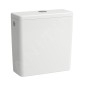 Laufen Lua - Réservoir de chasse d’eau, DualFlush, arrivée de l’eau latérale, blanc H8270820009721 Laufen Lua - Réservoir de chasse d’eau, DualFlush, arrivée de l’eau latérale, blanc H8270820009721