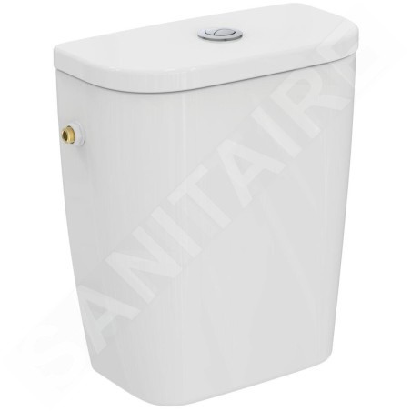 Ideal Standard Eurovit - Réservoir de chasse d’eau, remplissage latéral, blanc alpin T443201