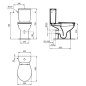 Ideal Standard Eurovit - Réservoir de chasse d’eau, remplissage latéral, blanc alpin T443201 Ideal Standard Eurovit - Réservoir de chasse d’eau, remplissage latéral, blanc alpin T443201