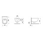 Laufen Palomba Collection - Toilettes suspendues, Rimless, blanc H8208020000001 Laufen Palomba Collection - Toilettes suspendues, Rimless, blanc H8208020000001
