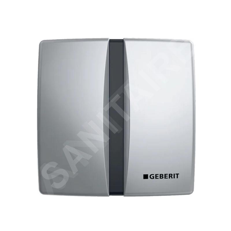 Geberit Systèmes de chasse d’eau - Commande électronique de chasse d'eau d’urinoir, alimentation secteur, chrome mat