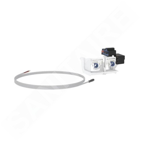 Geberit Systèmes de chasse d’eau - Commande électronique de chasse d'eau, alimentation secteur, pour bouton externe, chasse 2