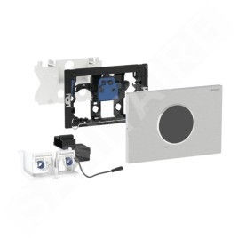 Geberit Sigma10 - Commande électronique de chasse d'eau, alimentation  secteur, inox brossé / poli 115.906.SN.6