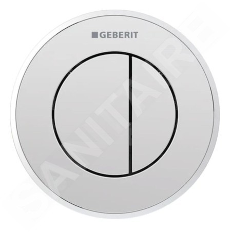 Geberit Systèmes de chasse d’eau - Commande à distance de chasse d'eau type 10, 2 actions, pour réservoir de chasse encastré 8